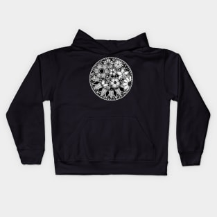 Retro Flower Mandala Kids Hoodie